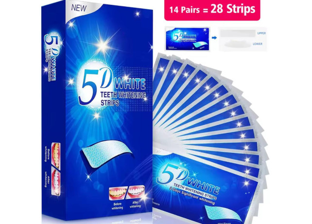 Benzi pentru Albirea Dinților – 5D/9D White Strips, Formulă delicată cu sensibilitate redusă